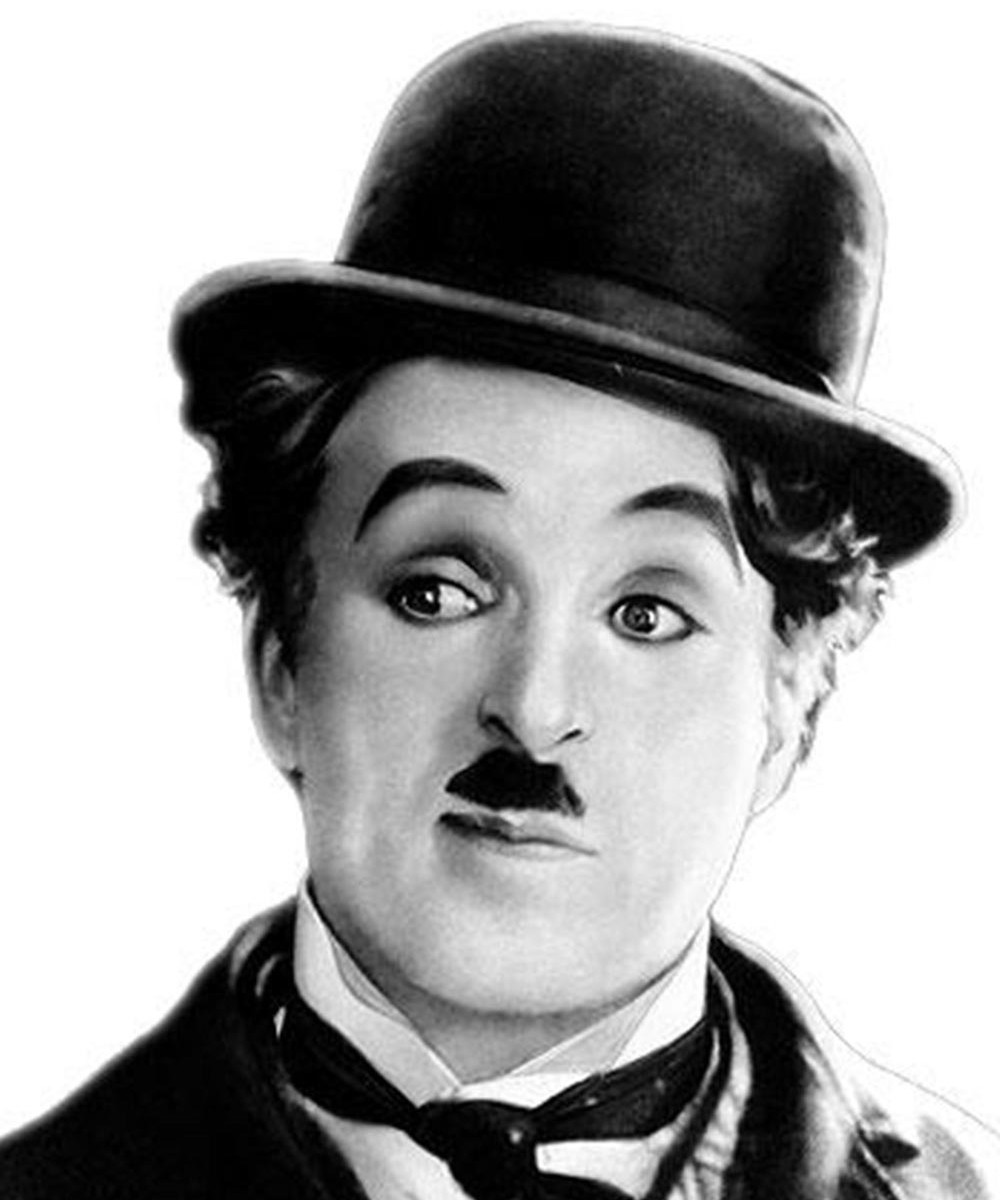 Retrato fotogràfico de Charles Chaplin